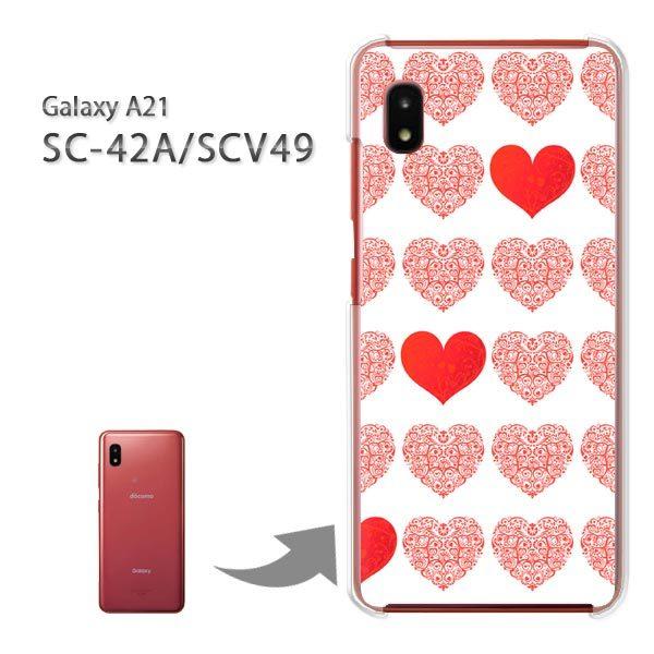 ���� SC-42A SCV49 �P�[�X �J�o�[ Galaxy A21 �n�[�h�P�[�X �f�U�C��  �n�[�g�i�s���N�j/sc42a-pc-ne217