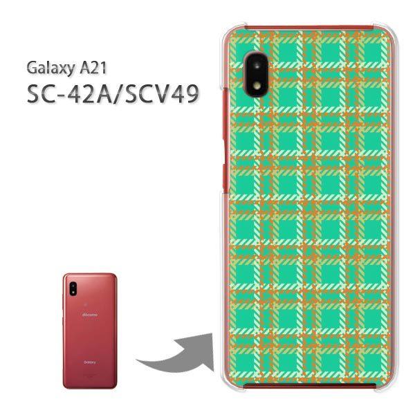  SC-42A SCV49 P[X Jo[ Galaxy A21 n[hP[X fUC `FbN(O[)/sc42a-pc-new0873