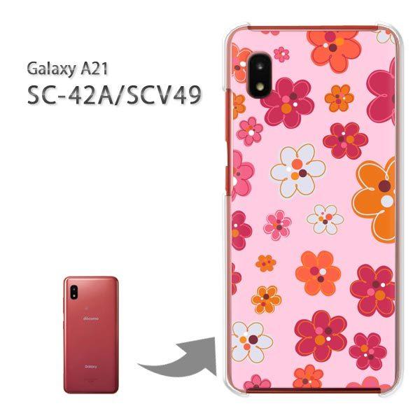 ���� SC-42A SCV49 �P�[�X �J�o�[ Galaxy A21 �n�[�h�P�[�X �f�U�C�� ��(�s���N)/sc42a-pc-new1734