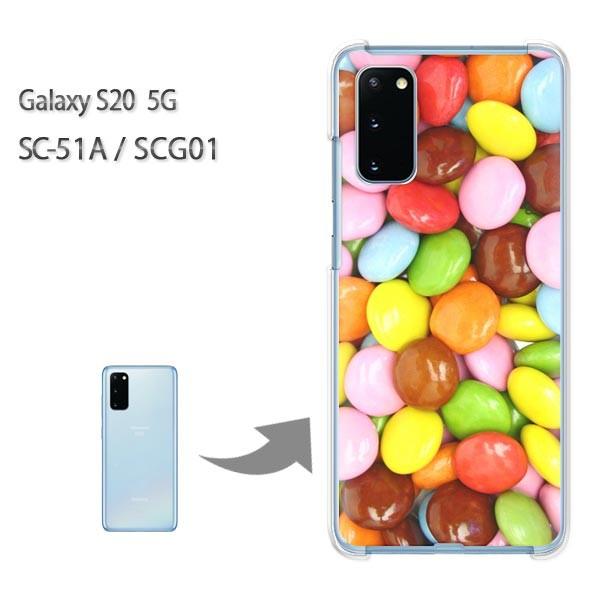 SC-51A �P�[�X SCG01 �J�o�[ Galaxy S20 5G �N���A �n�[�h�P�[�X �f�U�C��  �X�C�[�c�E�}�[�u���`���R�i�u���E���j/sc51a-pc-ne186