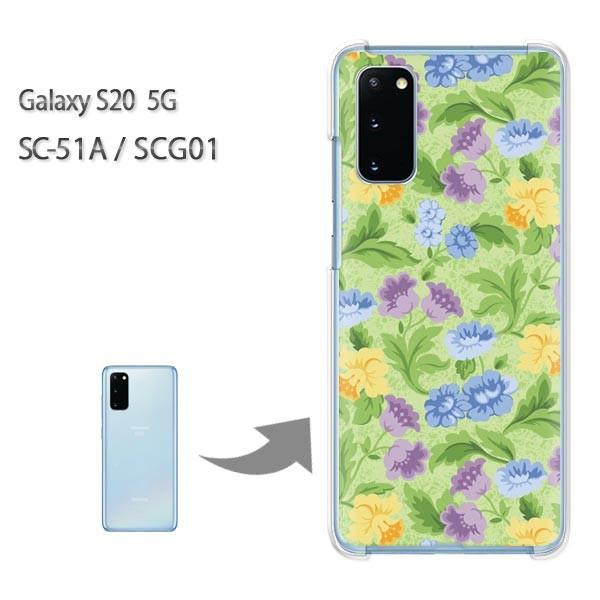 SC-51A �P�[�X SCG01 �J�o�[ Galaxy S20 5G �N���A �n�[�h�P�[�X �f�U�C��  �t�����[051/sc51a-PM051