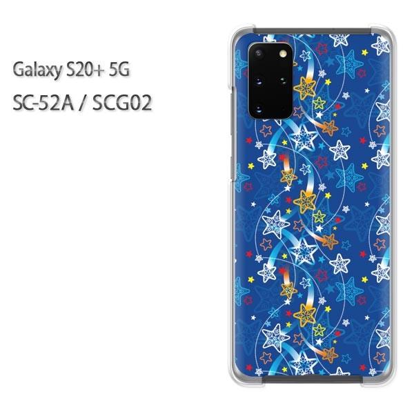 SC-52A �P�[�X SCG02 �J�o�[ Galaxy S20+ 5G �N���A �n�[�h�P�[�X �f�U�C��  ���E�L���L��(�u���[)/sc52a-pc-ne129