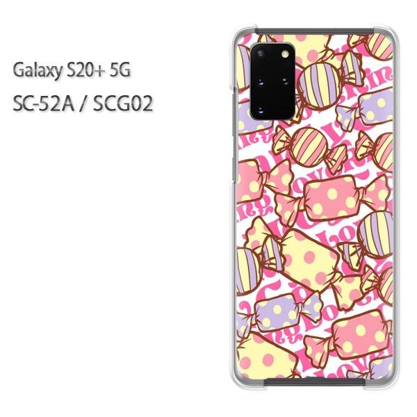 SC-52A �P�[�X SCG02 �J�o�[ Galaxy S20+ 5G �N���A �n�[�h�P�[�X �f�U�C��  �X�C�[�c�E�L�����f�B�[(�s���N)/sc52a-pc-ne202