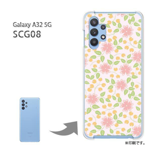 ���� SCG08 Galaxy A32 5G �J�o�[ �n�[�h�P�[�X �f�U�C�� �t�����[073/scg08-PM073