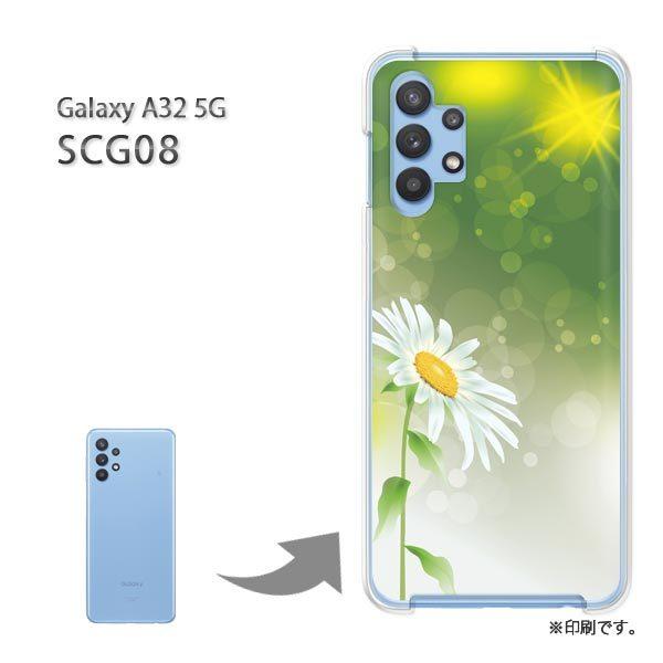 ���� SCG08 Galaxy A32 5G �J�o�[ �n�[�h�P�[�X �f�U�C�� �t�����[214/scg08-PM214