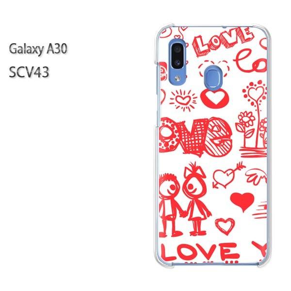 Galaxy A30 SCV43 �M�����N�V�[ galaxysa30   �V���v���ELOVE(��)/scv43-pc-ne073
