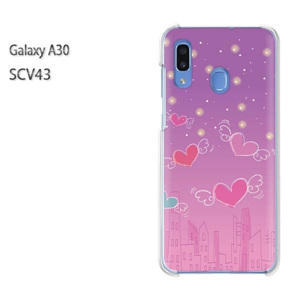 Galaxy A30 SCV43 �M�����N�V�[ galaxysa30 �n�[�h�P�[�X �f�U�C��  �n�[�g313/scv43-PM313