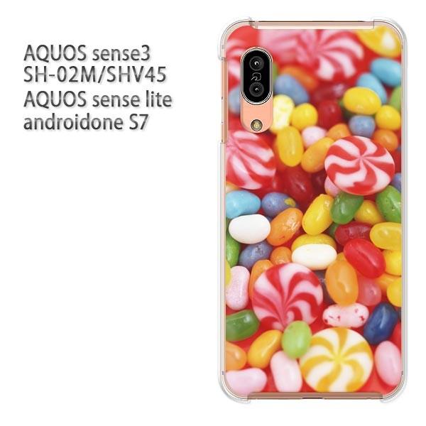 SH-02M SHV45 AQUOS sense3 androidoneS7 �P�[�X �n�[�h �v�����g ��� �f�U�C��  �X�C�[�c�E�L�����f�B�[(��)/sh02m-pc-ne047