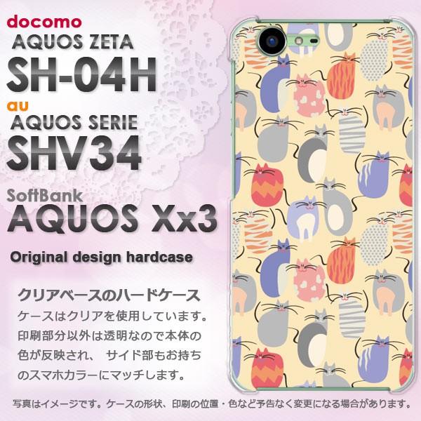   AQUOS ZETA SH-04H AQUOS SERIE SHV34 AQUOS Xx3 n[hP[X X}z EL(x[W)/sh04h-pc-new0973