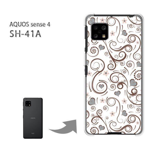  SH-41A P[X Jo[ AQUOS sense4 n[hP[X fUC ԁEg()/sh41a SH-53A-pc-new1699