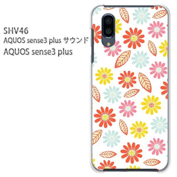 SHV46 AQUOS sense3 plus �T�E���h �P�[�X �n�[�h �v�����g �n�[�h�P�[�X �X�}�z  �ԁi���j/shv46-pc-ne156