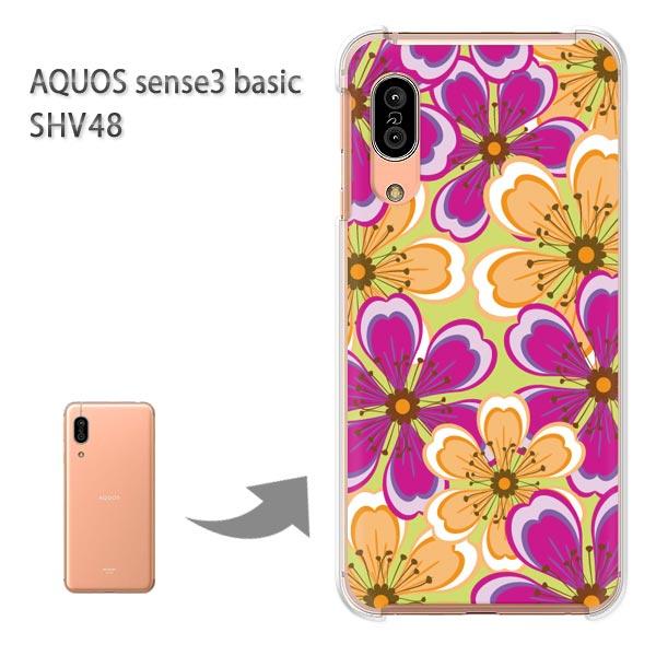 SHV48 �P�[�X AQUOS sense3 basic �n�[�h �v�����g ��� �f�U�C�� ��(�s���N)/shv48-pc-new0028