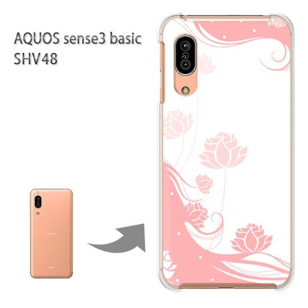 SHV48 �P�[�X AQUOS sense3 basic �n�[�h �v�����g ��� �f�U�C�� �ԁE�o��(�s���N)/shv48-pc-new0749