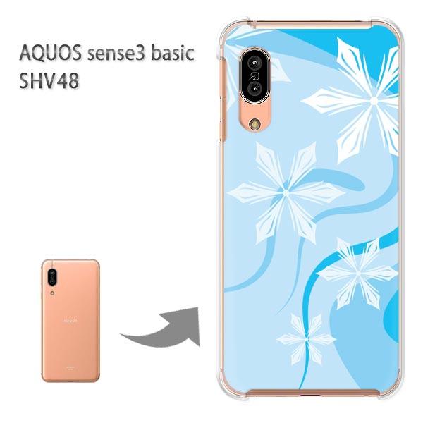 ���� SHV48 �P�[�X AQUOS sense3 basic �n�[�h �v�����g ��� �f�U�C�� �~�E�V���v���E��E����(�u���[)/shv48-pc-new0800