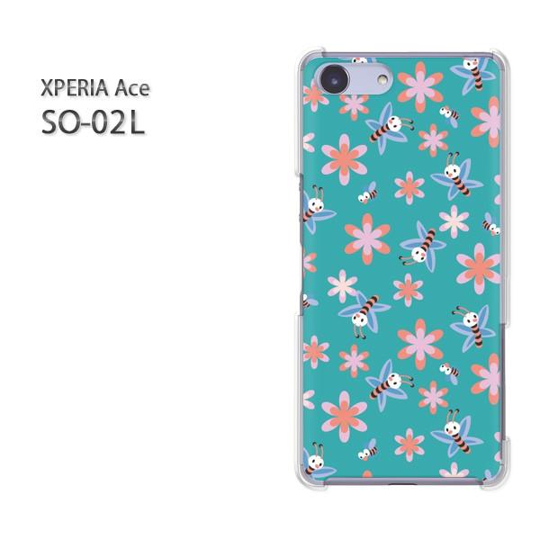 SO-02L Xperia Ace �G�N�X�y���A�G�[�X �n�[�h�P�[�X �f�U�C�� �䂤�p�P���������ԁE�I(�O���[��)/so02��-pc-new0971