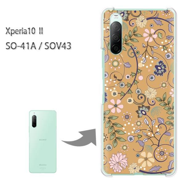 SOV43 �P�[�X SO-41A �J�o�[ Xperia10II �N���A �n�[�h�P�[�X �f�U�C�� �ԁE�V���v��(�u���E��)/so41a-pc-new1652