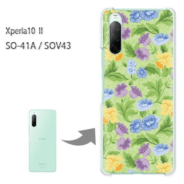 SOV43 �P�[�X SO-41A �J�o�[ Xperia10II �N���A �n�[�h�P�[�X �f�U�C��  �t�����[051/so41a-PM051