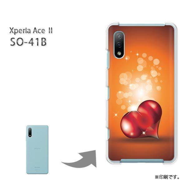 SO-41B Xperia AceII �J�o�[ �n�[�h�P�[�X �f�U�C�� �L���L���n�[�g131/so41b-PM131