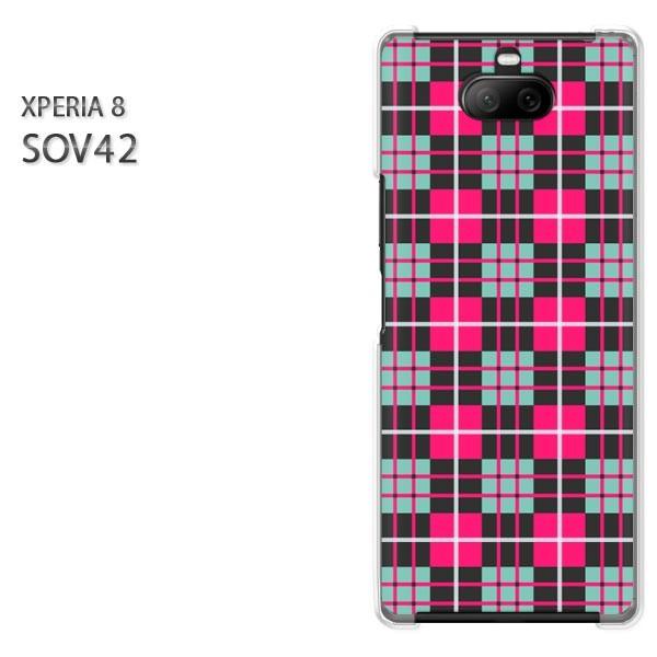 SOV42 Xperia8 �G�N�X�y���A8 �n�[�h�P�[�X �f�U�C�� �`�F�b�N(�s���N)/sov42-pc-new0851