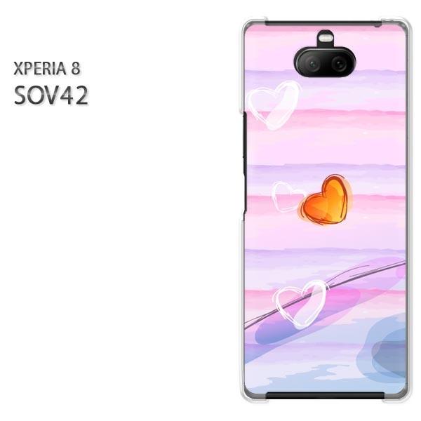 SOV42 Xperia8 �G�N�X�y���A8 �n�[�h�P�[�X �f�U�C�� �n�[�g�E�{�[�_�[(��)/sov42-pc-new1328