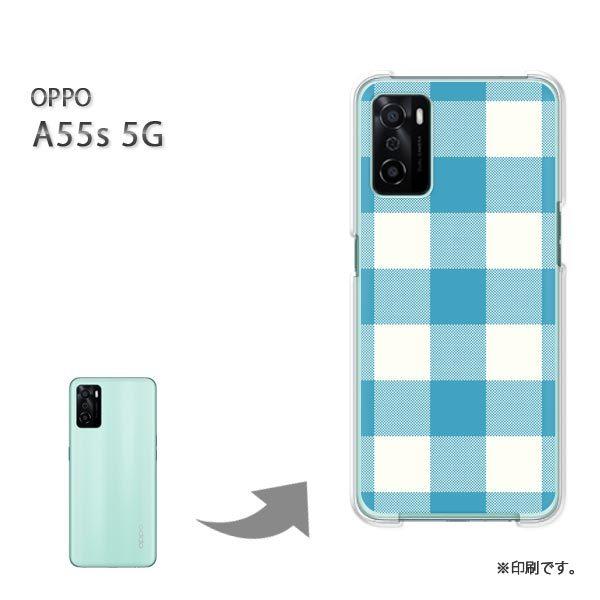 OPPO A55s 5G �J�o�[ �n�[�h�P�[�X �f�U�C�� �`�F�b�N2�i�j/a55s-M853
