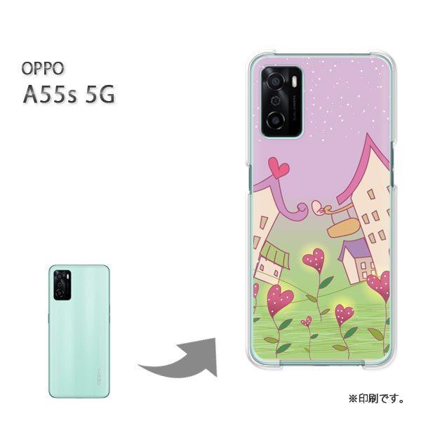 OPPO A55s 5G �J�o�[ �n�[�h�P�[�X �f�U�C�� �n�[�g�E��(��)/a55s-pc-new1307