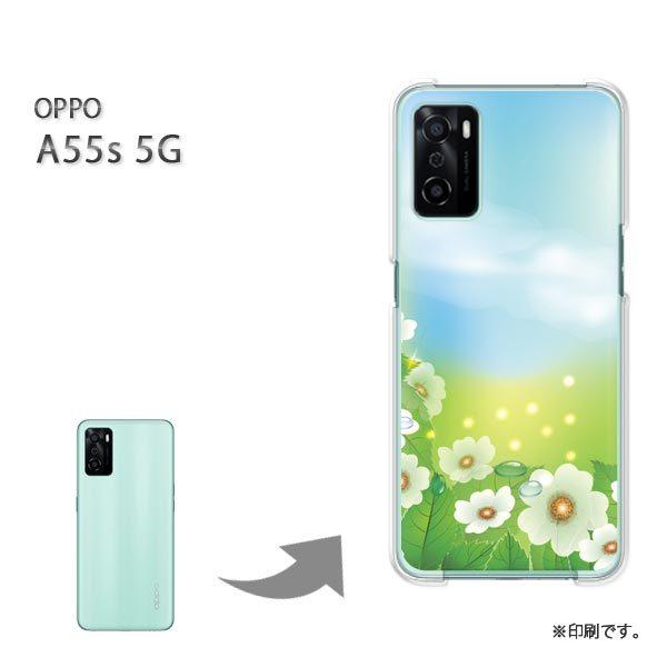 OPPO A55s 5G �J�o�[ �n�[�h�P�[�X �f�U�C�� �t�����[185/a55s-PM185