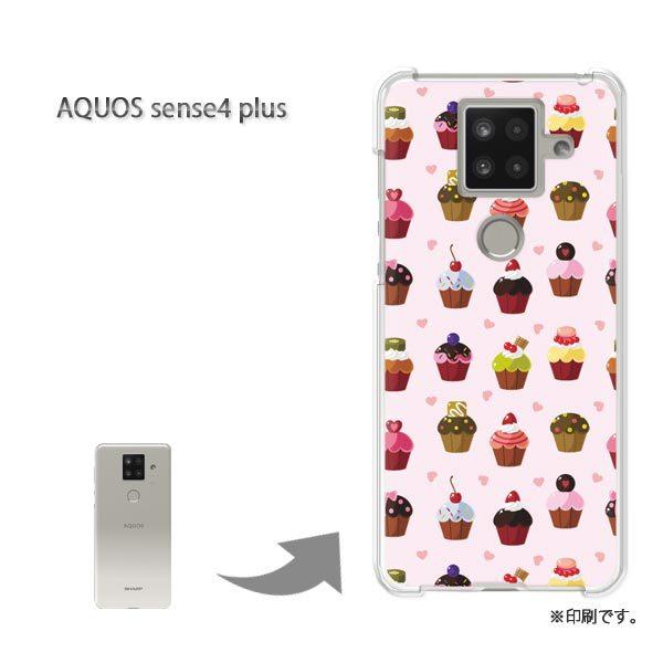AQUOS sense4 plus �A�N�I�X�Z���X4�v���X �J�o�[ �n�[�h�P�[�X �f�U�C�� �X�C�[�c�E�P�[�L(�s���N)/aquossense4plus-pc-new1101