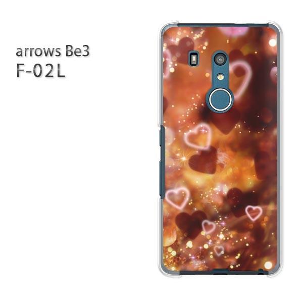 F-02L �P�[�X arrows Be3 �A���[�Y �J�o�[ �n�[�h �f�U�C��  �n�[�g�N���X�^���iC�j/f02l-M959