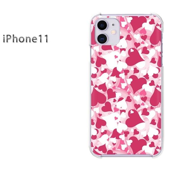 iPhone11 �P�[�X ������� �A�C�t�H���C���u�� �f�U�C�� �n�[�g(�s���N)/i11-pc-new1056