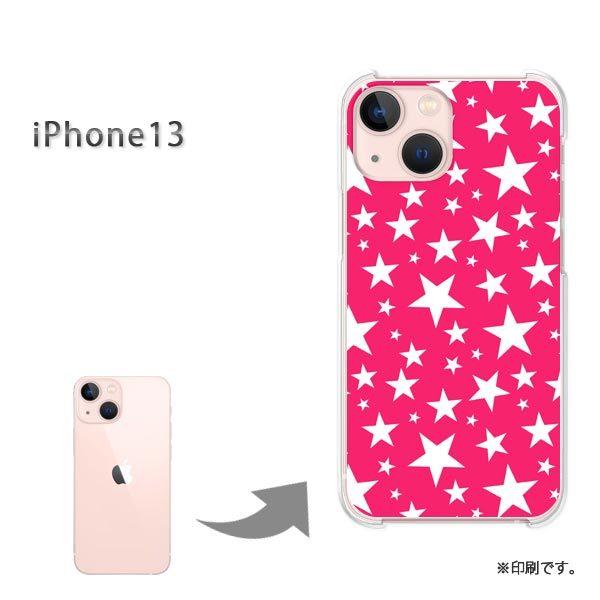 iPhone13 �J�o�[ �n�[�h�P�[�X �f�U�C��  �h�b�g�E���i�s���N�j/i13-pc-ne299