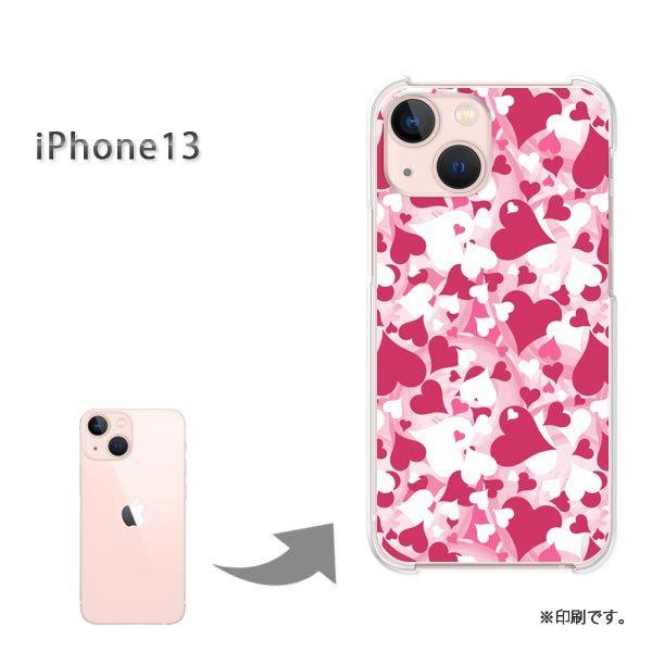 iPhone13 �J�o�[ �n�[�h�P�[�X �f�U�C�� �n�[�g(�s���N)/i13-pc-new1056