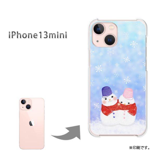 iPhone13mini �J�o�[ �n�[�h�P�[�X �f�U�C�� �Ⴞ��܁iA�j/i13mini-M713