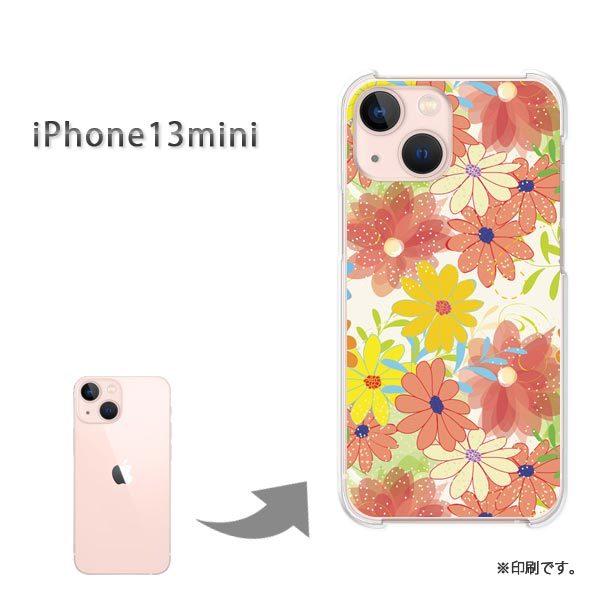 iPhone13mini �J�o�[ �n�[�h�P�[�X �f�U�C�� �t�����[128/i13mini-PM128