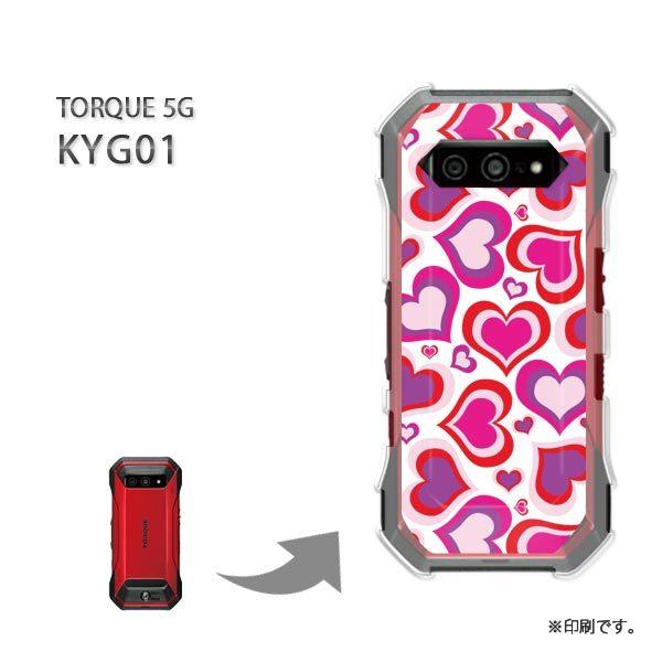 ���� KYG01 TORQUE 5G �J�o�[ �n�[�h�P�[�X �f�U�C��  �n�[�g(�s���N)/kyg01-pc-ne127