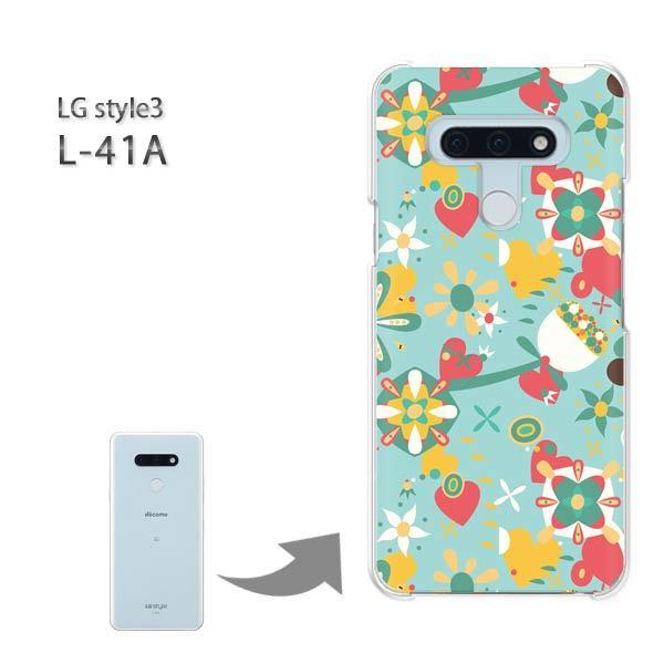 ���� L-41A �P�[�X LG style3 �n�[�h�P�[�X �f�U�C�� �n�[�g�t�����[055/l41a-PM055