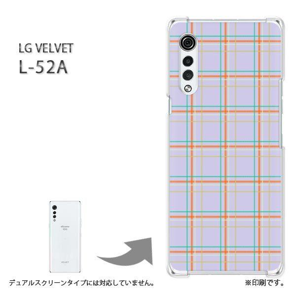 ���� L-52A �P�[�X LG VELVET �J�o�[ �n�[�h�P�[�X �f�U�C�� �`�F�b�N(��)/l52a-pc-new0870