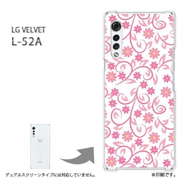 ���� L-52A �P�[�X LG VELVET �J�o�[ �n�[�h�P�[�X �f�U�C�� �t�����[078/l52a-PM078