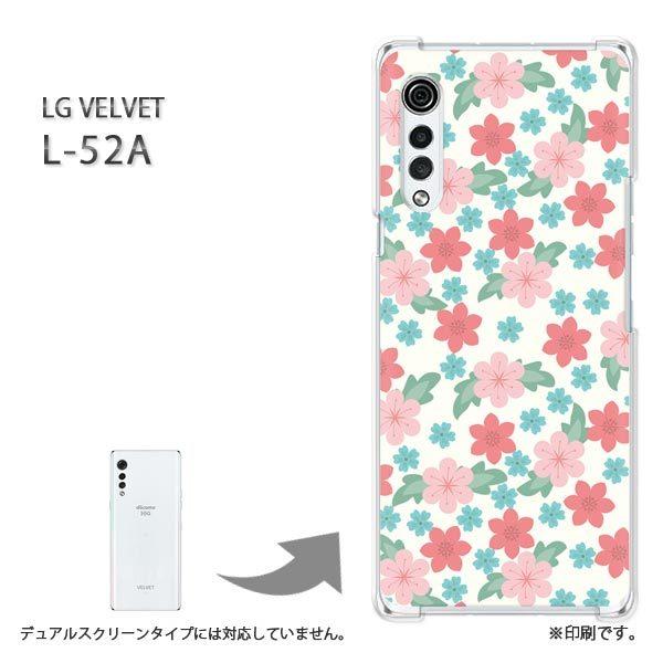 ���� L-52A �P�[�X LG VELVET �J�o�[ �n�[�h�P�[�X �f�U�C�� �t�����[089/l52a-PM089