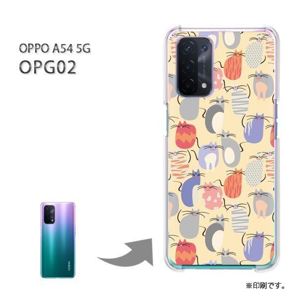 OPPO A54 5G OPG02 P[X Jo[ n[hP[X fUC EL(x[W)/opg02-pc-new0973