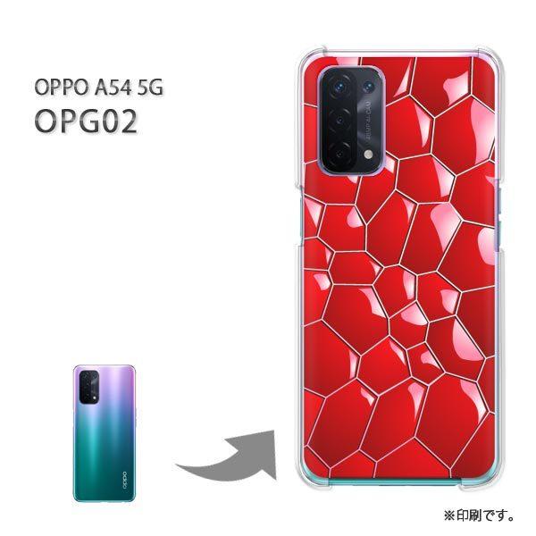 OPPO A54 5G OPG02 �P�[�X �J�o�[ �n�[�h�P�[�X �f�U�C�� ���E�L���L��(�s���N)/opg02-pc-new1372