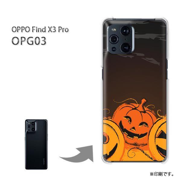 OPPO FindX3 Pro �P�[�X �J�o�[ �n�[�h�P�[�X �f�U�C�� �n���E�B���E�L����(�I�����W)/opg03-pc-new0546