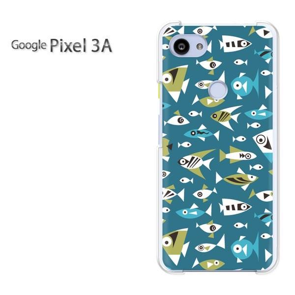 ���� �P�[�X Google Pixel 3A �f�U�C�� �n�[�h�P�[�X �䂤�p�P�����������E����(�u���[)/pixel3a-pc-new0986