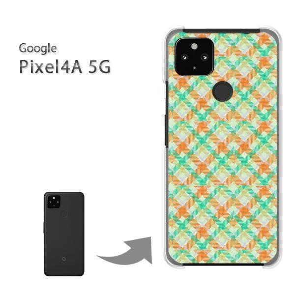 Pixel4A5G �P�[�X �J�o�[ pixel4a5g�n�[�h�P�[�X �f�U�C�� �`�F�b�N(�O���[��)/pixel4a5g-pc-new0871