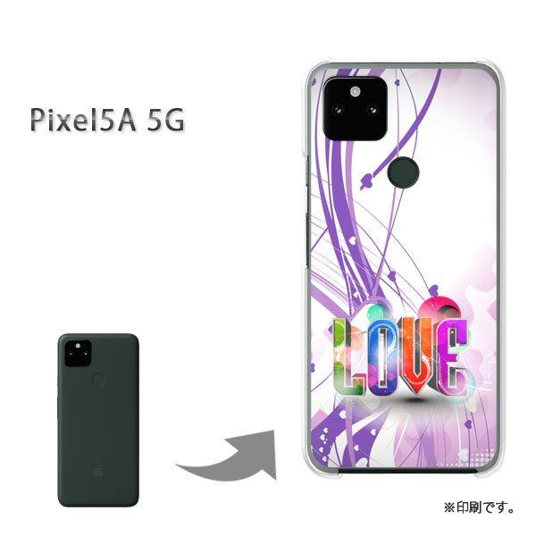 Pixel5A 5G �J�o�[ �n�[�h�P�[�X �f�U�C�� �n�[�g�ELOVE(��)/pixel5a5g-pc-new0595