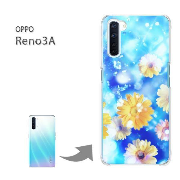 OPPO Reno3A �I�b�| ���m3A �n�[�h�P�[�X �f�U�C�� �ԁE�K�[�x��(�u���[)/reno3a-pc-new0434