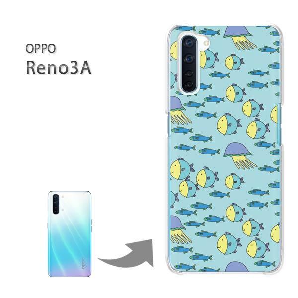 OPPO Reno3A �I�b�| ���m3A �n�[�h�P�[�X �f�U�C�� ���E����(�u���[)/reno3a-pc-new0987