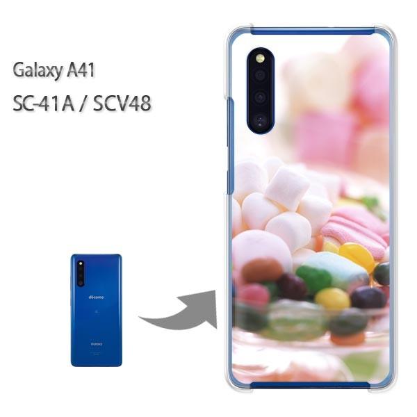 ���� GalaxyA41 �P�[�X SCV48 SC-41A �J�o�[ �N���A �n�[�h�P�[�X �f�U�C��  �[���[�r�[���Y�E�}�V���}��/sc41a-M939