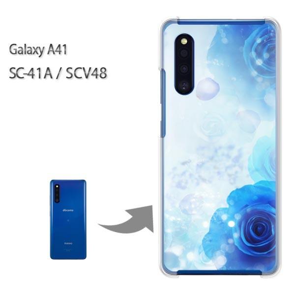 GalaxyA41 �P�[�X SCV48 SC-41A �J�o�[ �N���A �n�[�h�P�[�X �f�U�C��  �o���E�N���X�^��/sc41a-M980