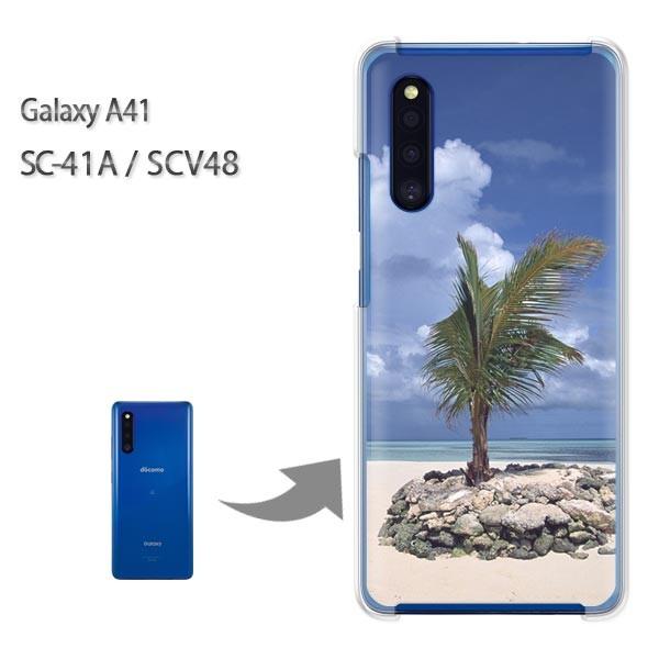  GalaxyA41 P[X SCV48 SC-41A Jo[ NA n[hP[X fUC āEVvECEV̖(u[)/sc41a-pc-new0164